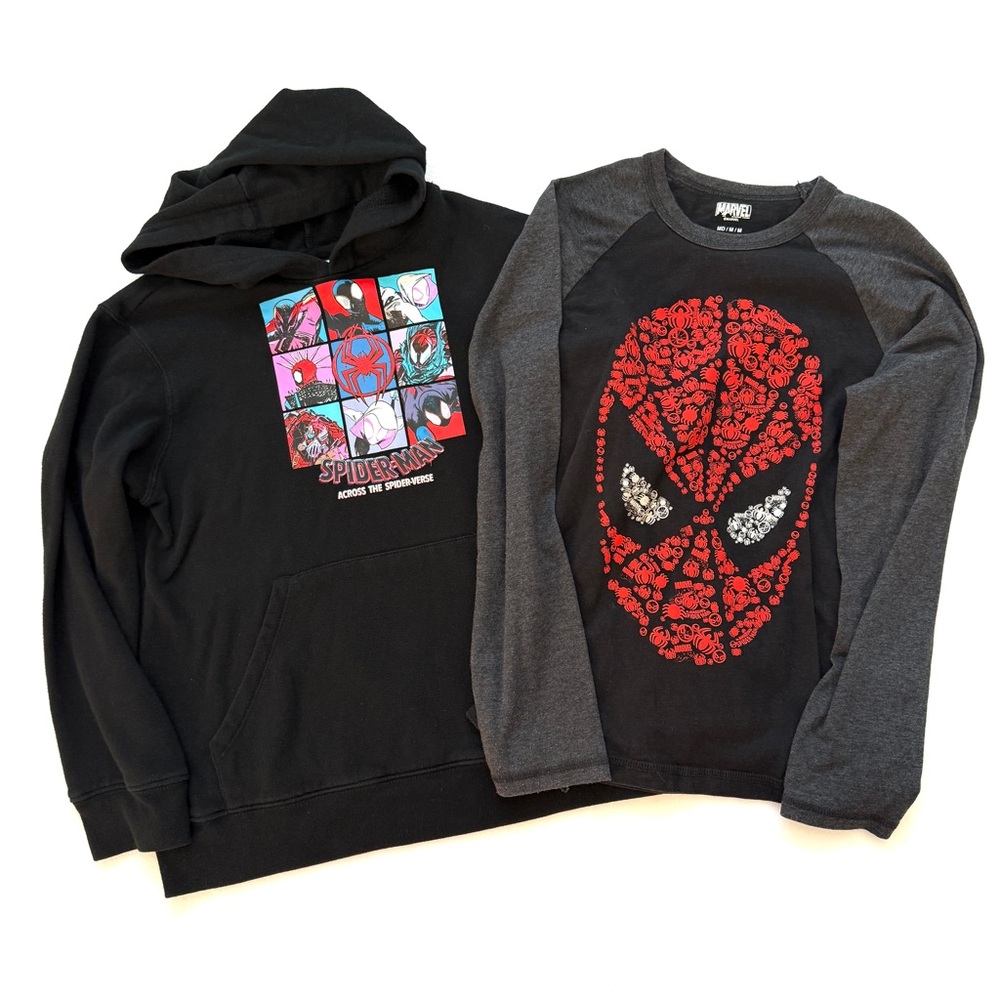 Marvel Spider-Man Graphic Hoodie and Shirt Set